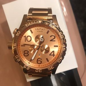 Nixon 51 30 rose gold